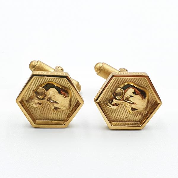 925_Silver_Gold_Plated_Skull_Cufflings_